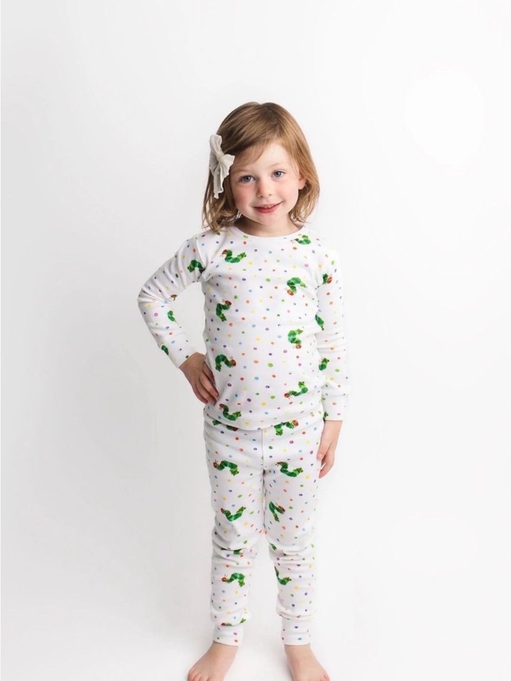 Very Hungry Caterpillar | Kids' Organic PJ Set L’ovedbaby size 4